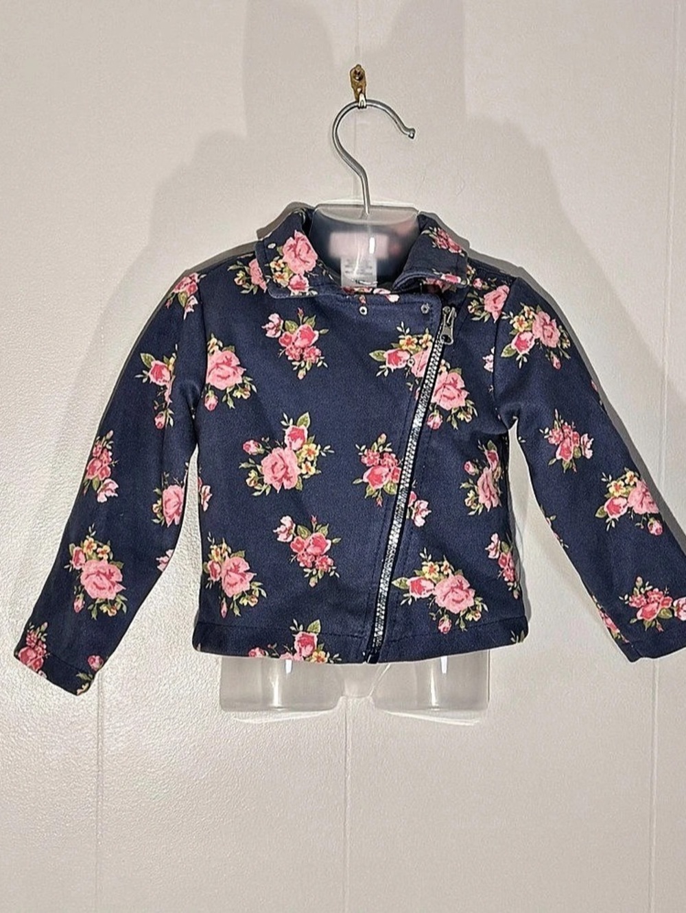 Little Lass Floral Jacket Girls 18M Like New